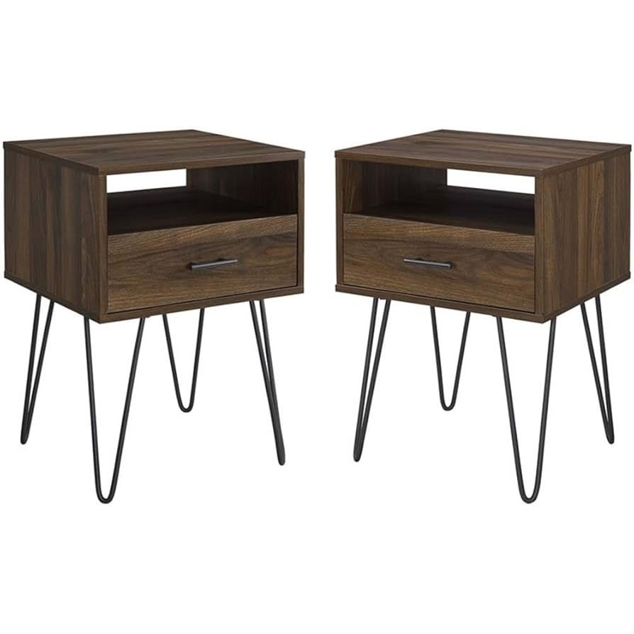 Amazon.com: Walker Edison Hadley 2 Piece Mid-Century Modern